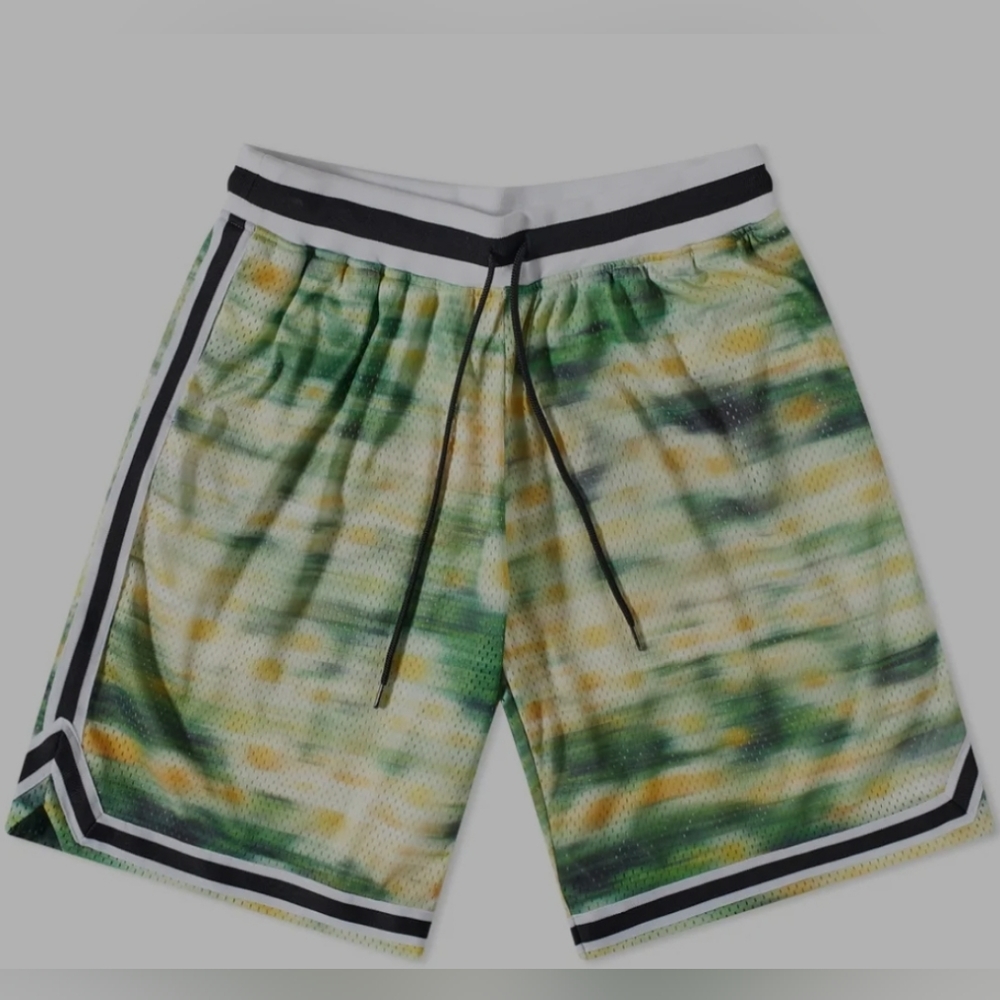 John Elliott Game Shorts Motion Meadow Green Multiple Sizes Brand New With Tags